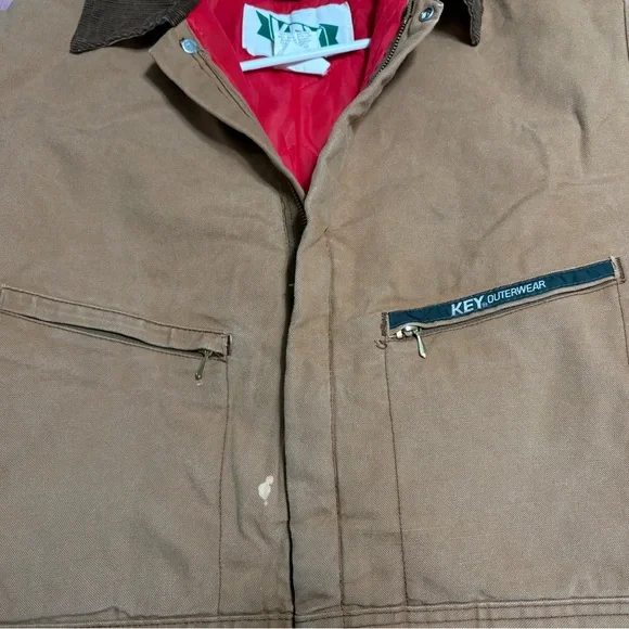 Men's Brown Workwear Coverall - Picture 8 of 16